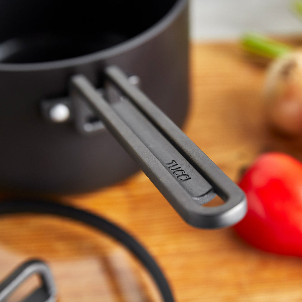 Stanley Tucci™ Ceramic Nonstick 11-Piece Cookware Set with the Tucci Cookbook | Milano Black