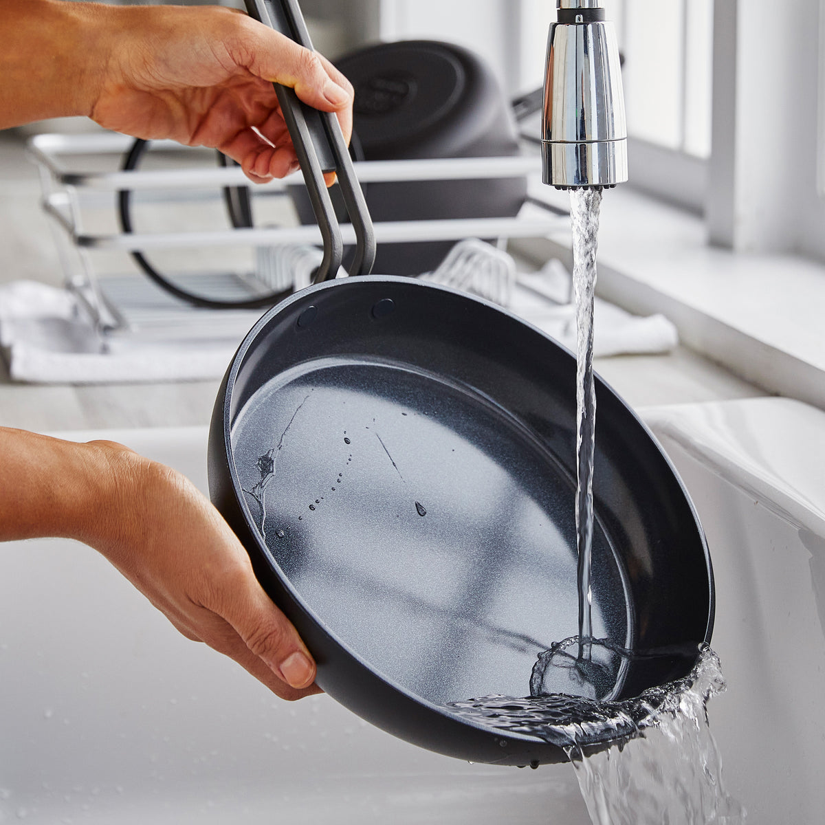 Stanley Tucci™ Ceramic Nonstick 11-Piece Cookware Set with the Tucci Cookbook | Milano Black