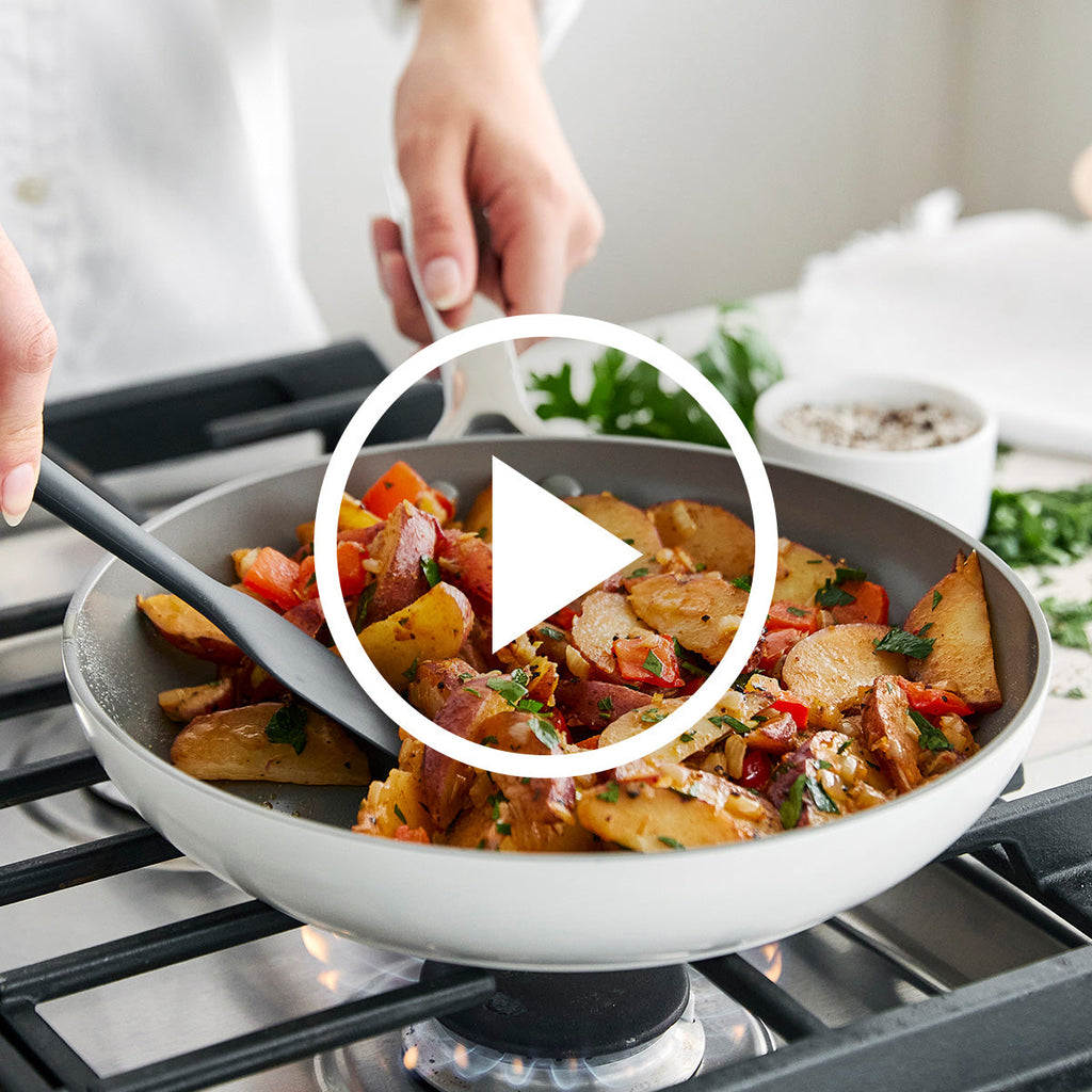 Eras Ceramic Nonstick 11-Piece Cookware Set | Cloud Cream