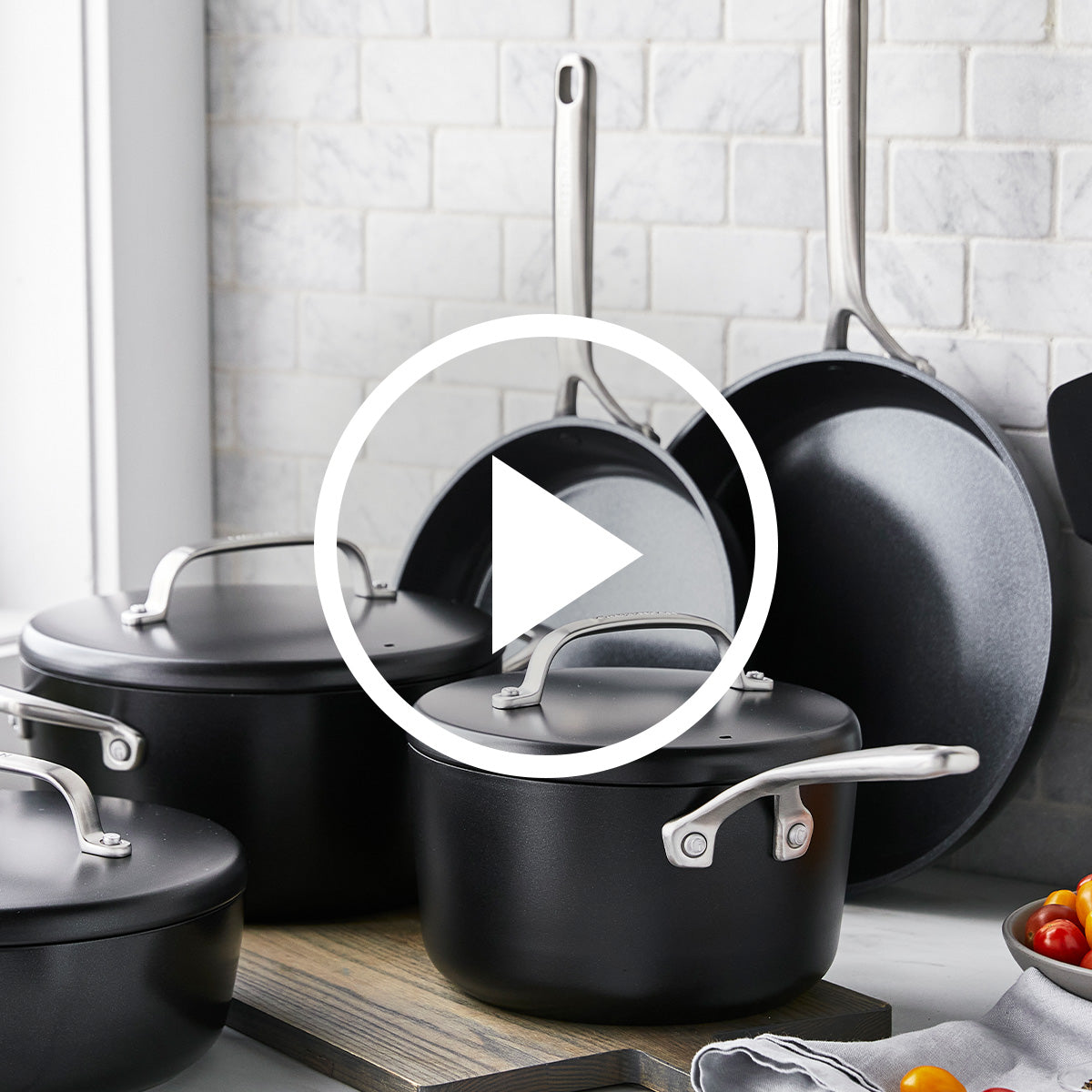 GP5 Infinite8 Ceramic Nonstick 11-Piece Cookware Set