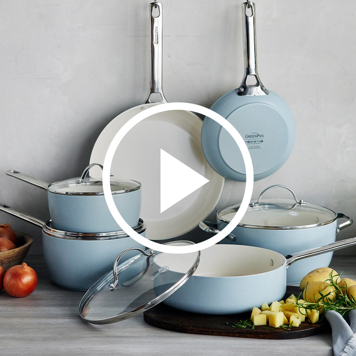 Padova Pro Ceramic Nonstick 10-Piece Cookware Set