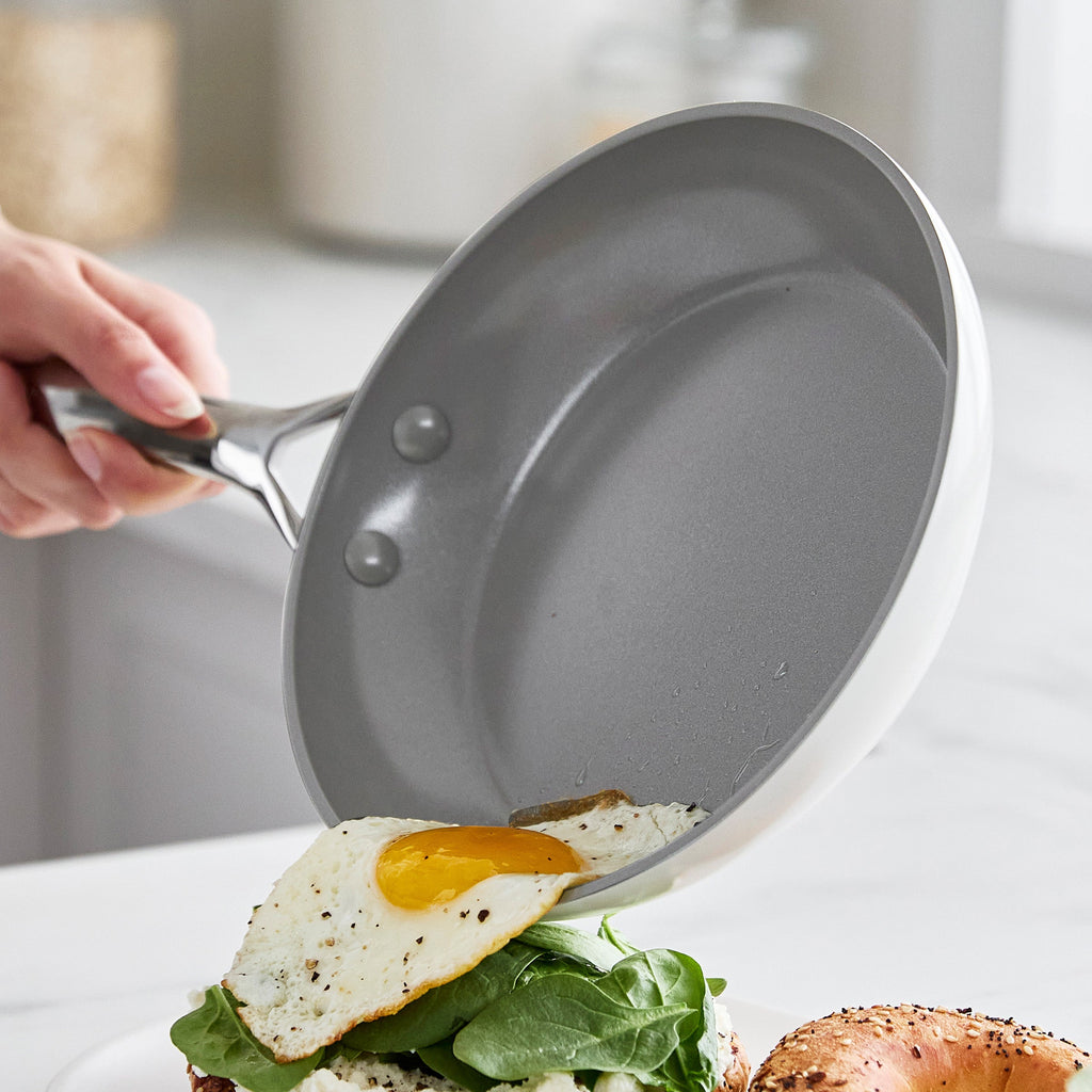 Eras Ceramic Nonstick 11-Piece Cookware Set | Cloud Cream