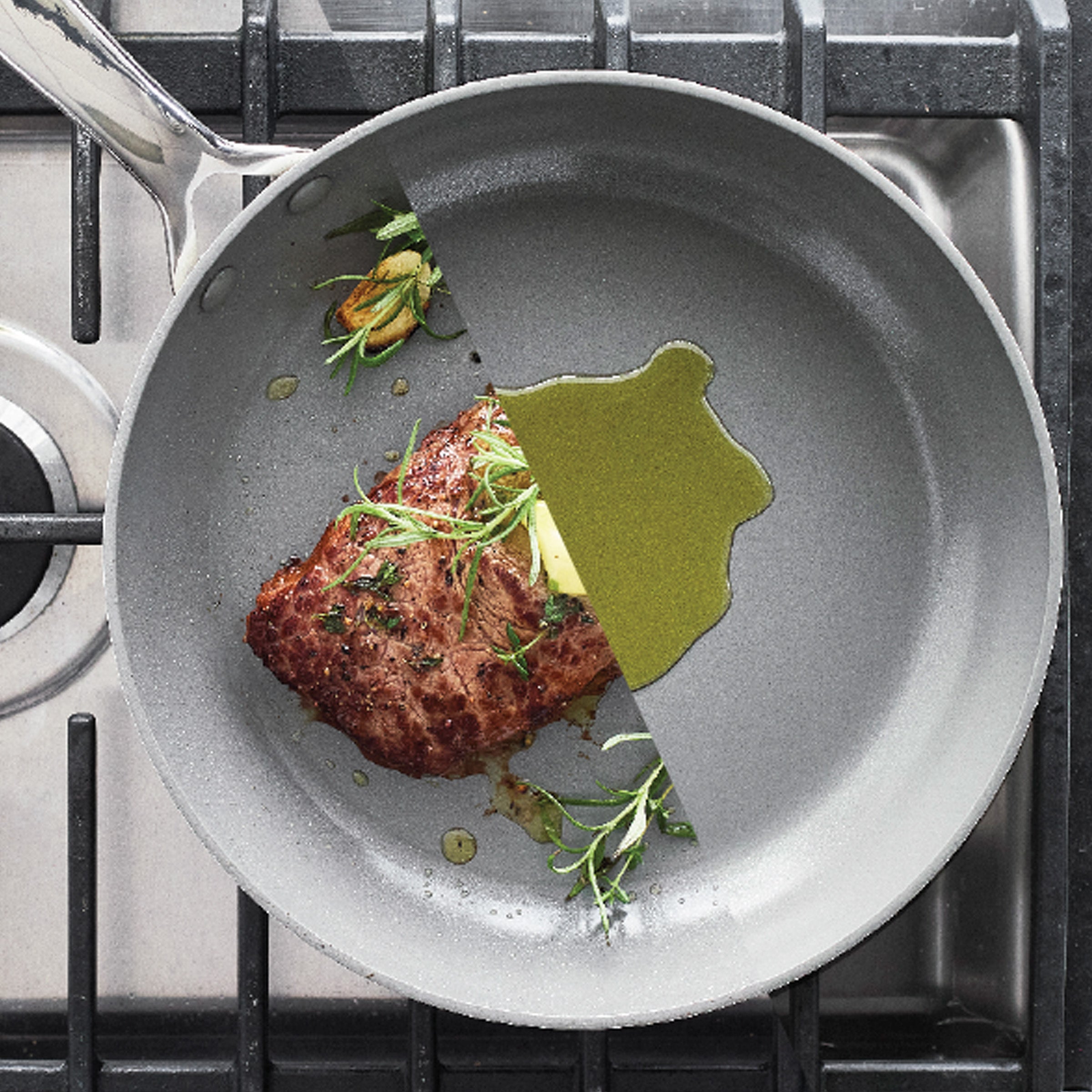 Eras Ceramic Nonstick 11-Piece Cookware Set | Cloud Cream