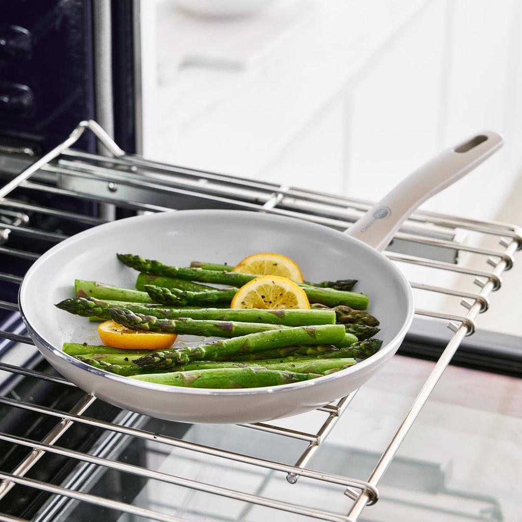 Dover Ceramic Nonstick 12-Piece Cookware Set | Taupe