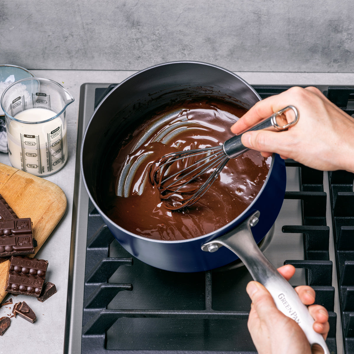 Canterbury Ceramic Nonstick 10-Piece Cookware Set | Oxford Blue