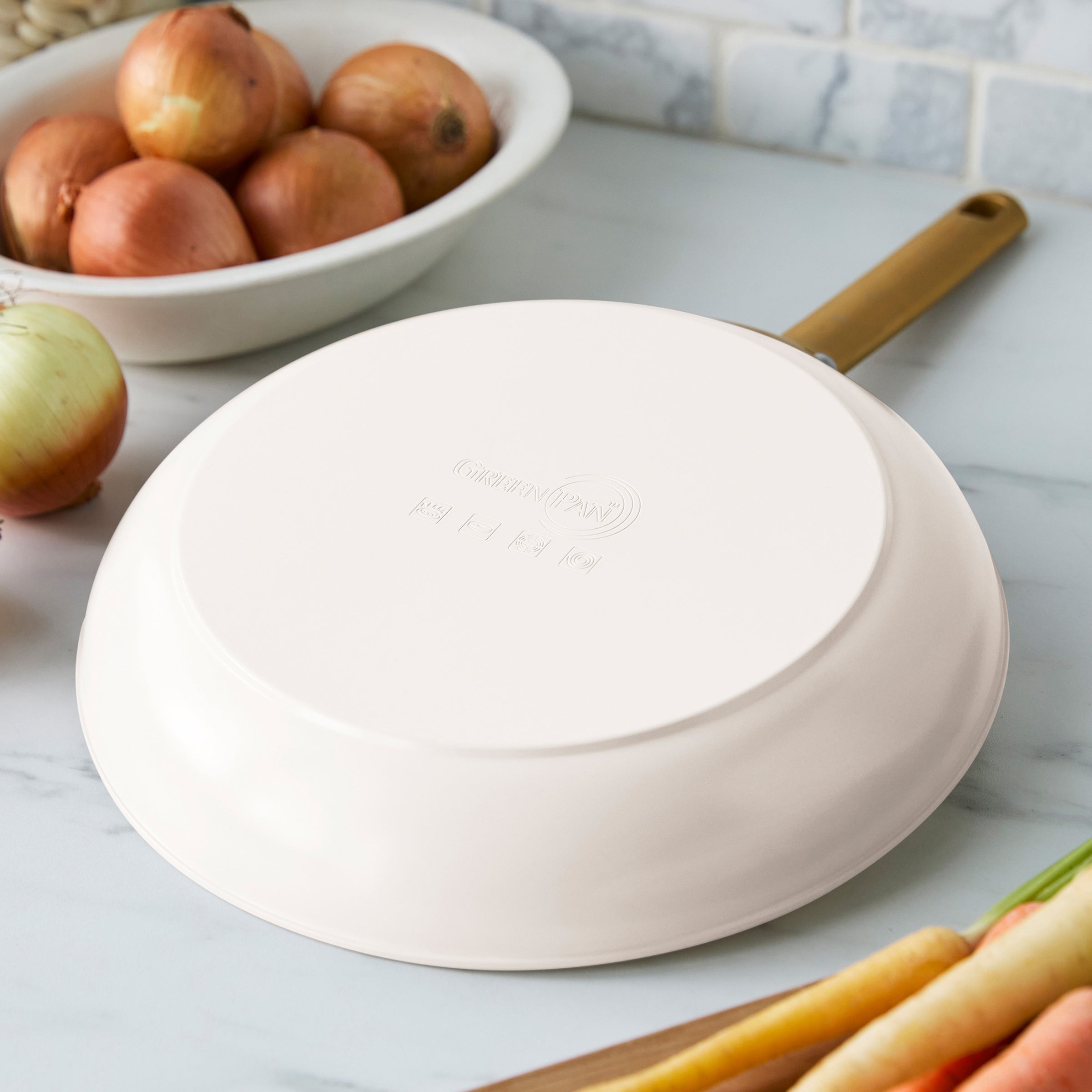 Reserve Pro Ceramic Nonstick 10-Piece Cookware Set | Cream