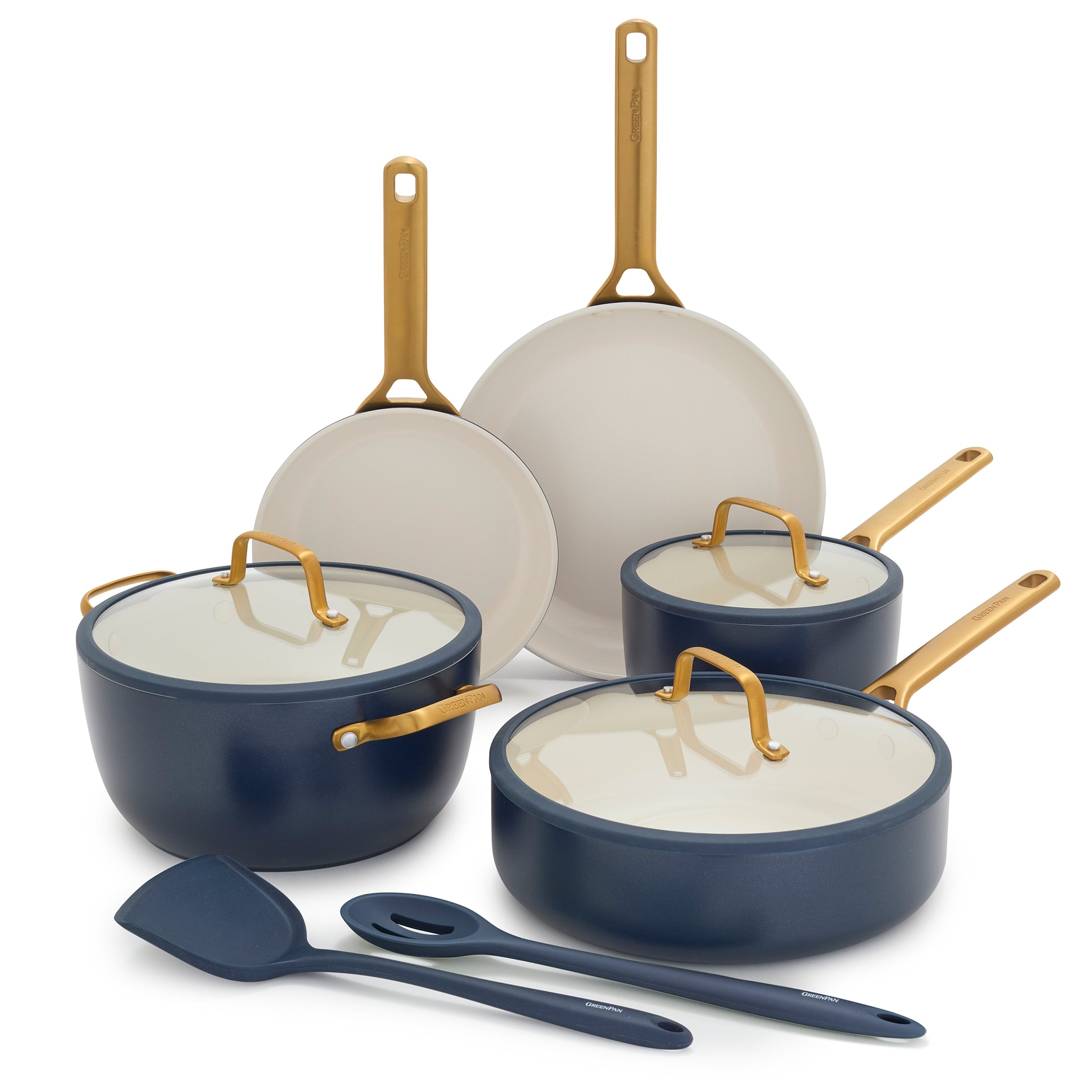 Reserve Pro Ceramic Nonstick 10-Piece Cookware Set | Twilight