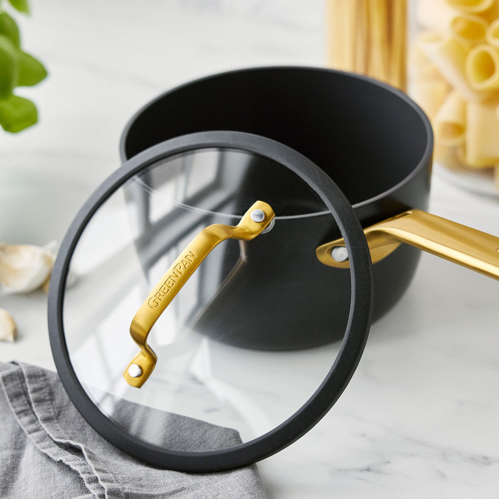 Reserve Pro Ceramic Nonstick 10-Piece Cookware Set | Black