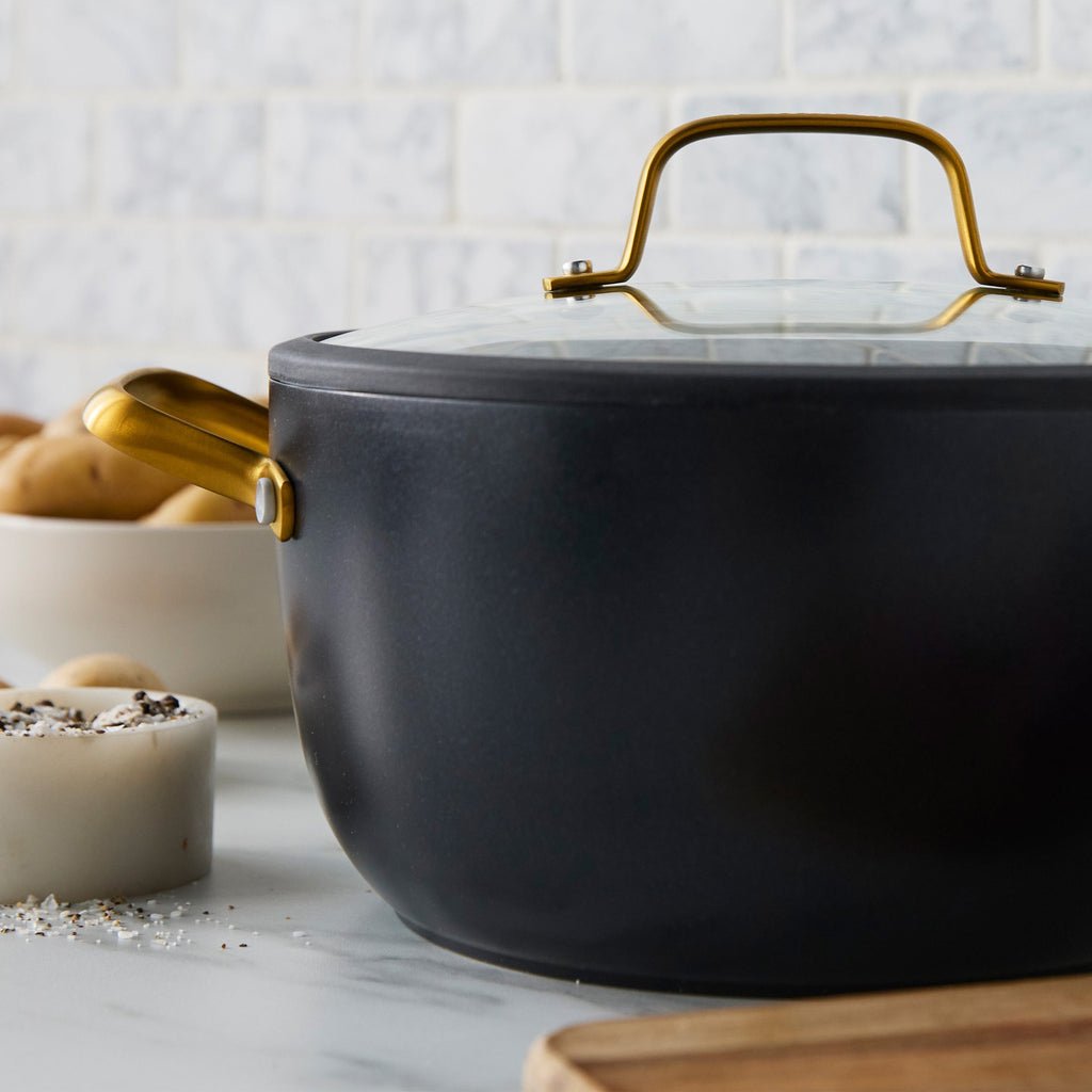 Reserve Pro Ceramic Nonstick 10-Piece Cookware Set | Black