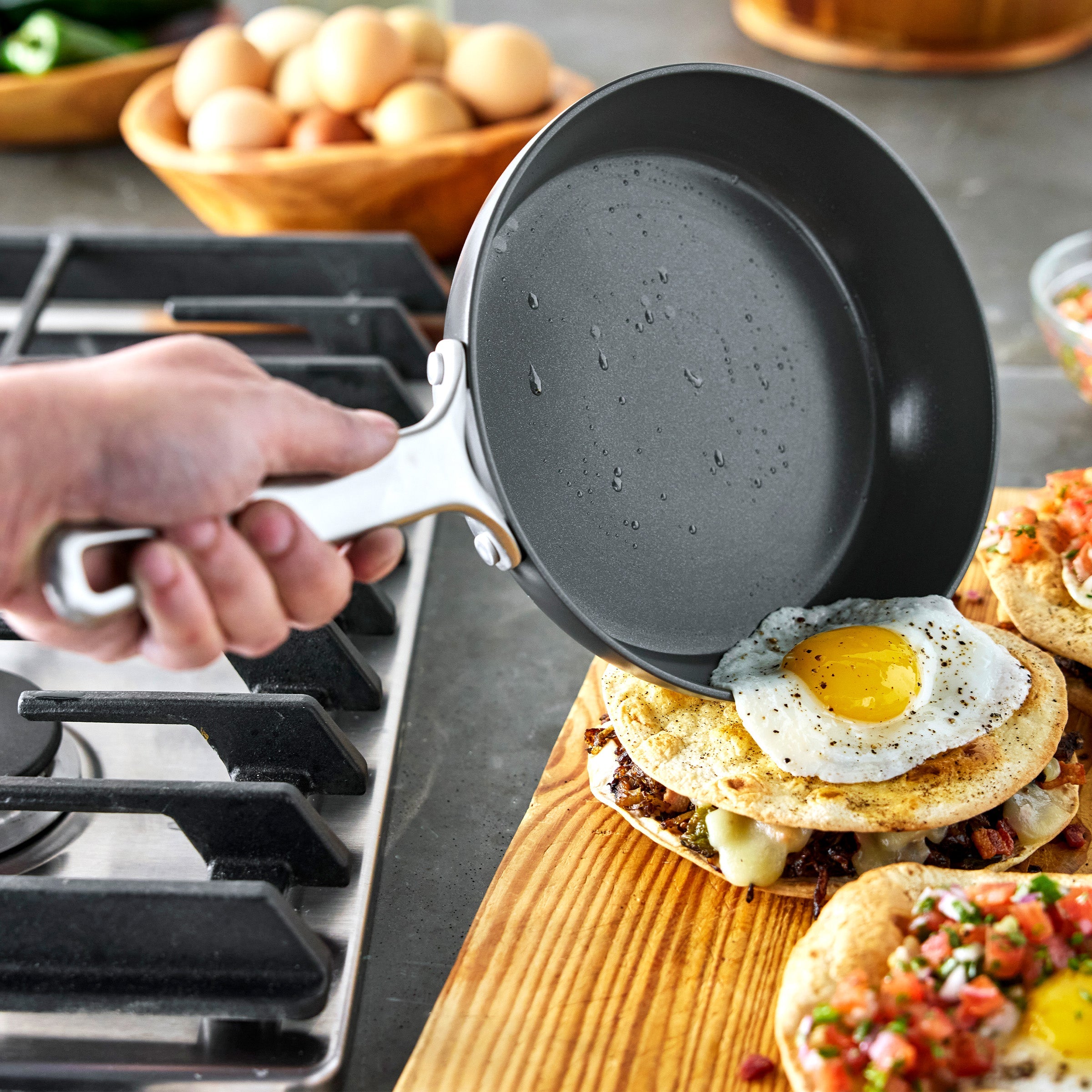 Bobby Flay by GreenPan Chef Series Hard Anodized 10-Piece Cookware Set