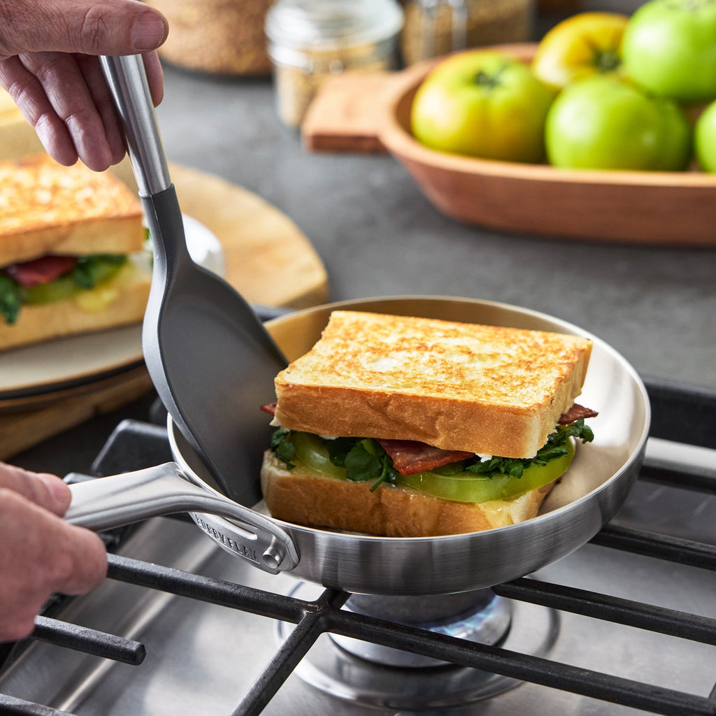 Bobby Flay by GreenPan Chef Series Uncoated Stainless Steel 10-Piece Cookware Set