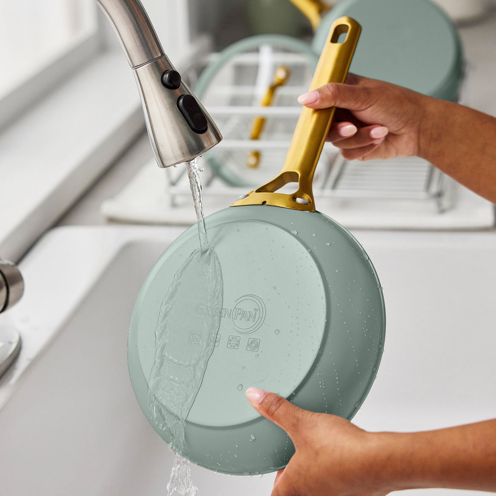 Reserve Pro Ceramic Nonstick 10-Piece Cookware Set | Moss