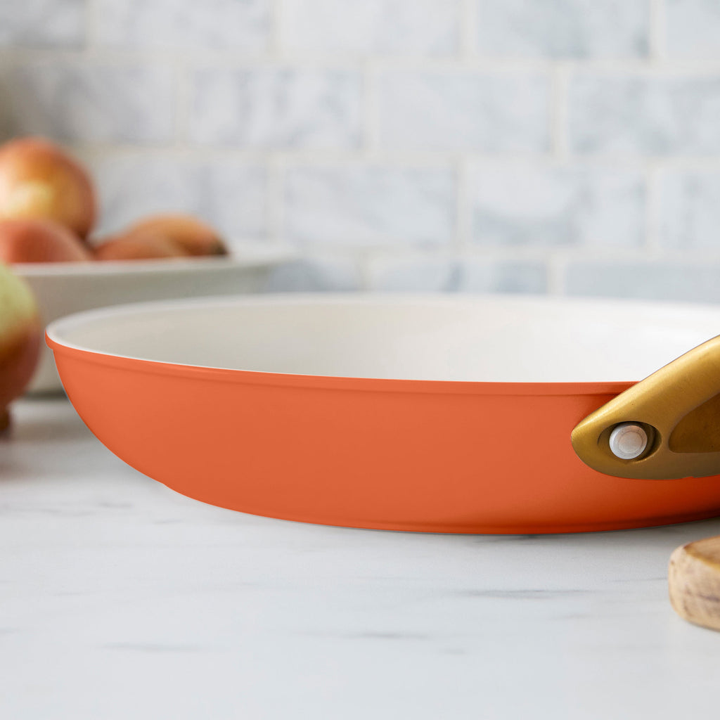 Reserve Pro Ceramic Nonstick 10-Piece Cookware Set | Harvest