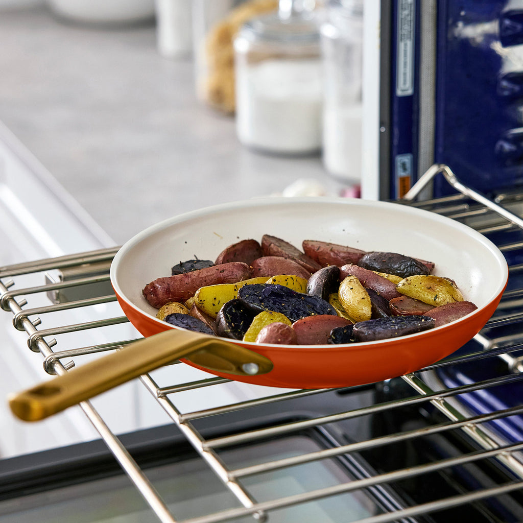 Reserve Pro Ceramic Nonstick 10-Piece Cookware Set | Harvest