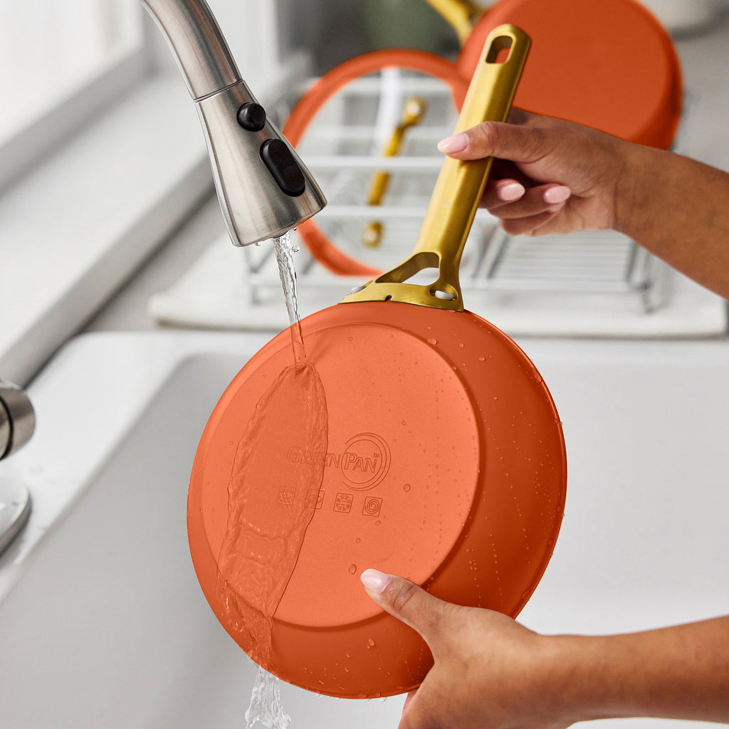 Reserve Pro Ceramic Nonstick 10-Piece Cookware Set | Harvest