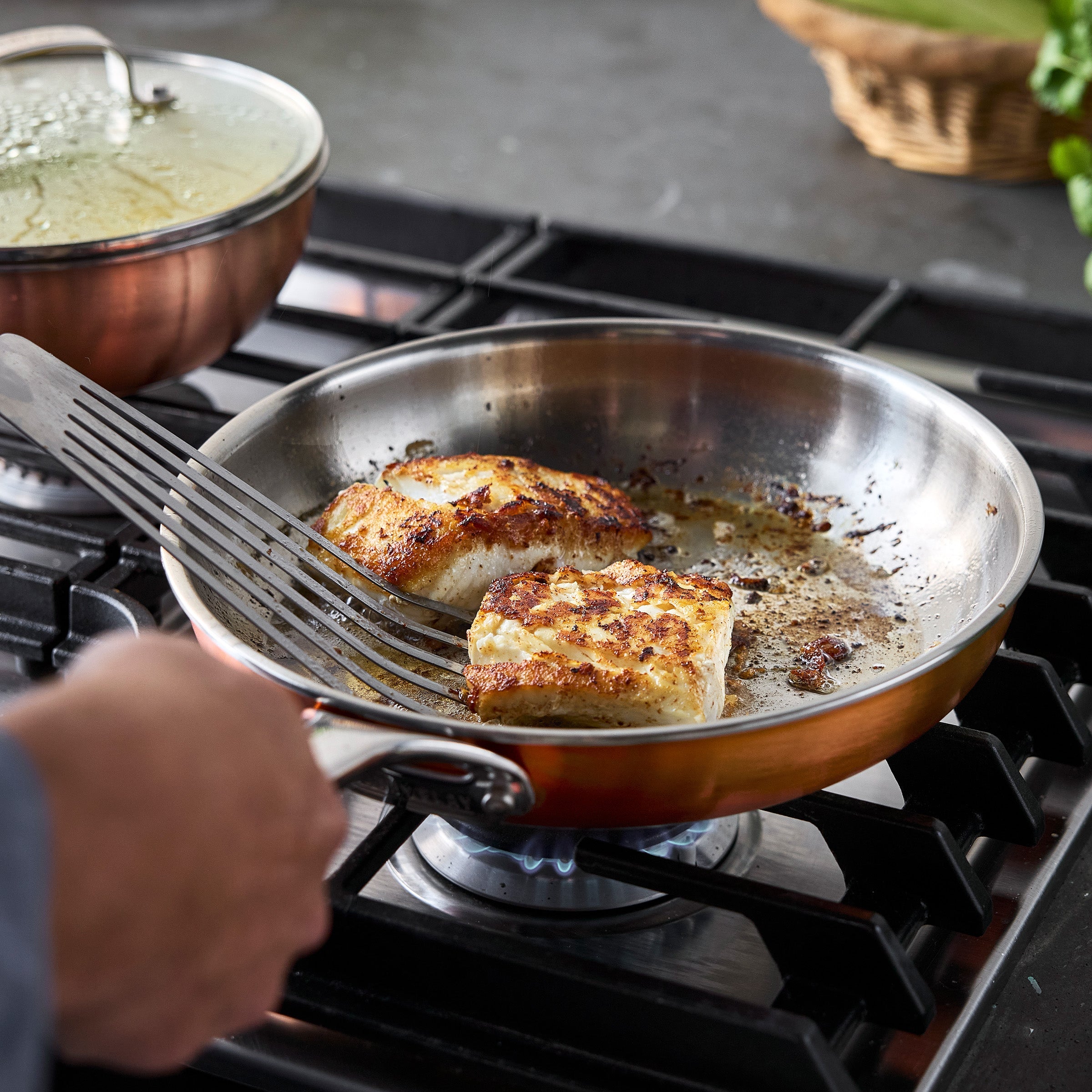 Bobby Flay by GreenPan Copper Clad 8-Piece Cookware Set