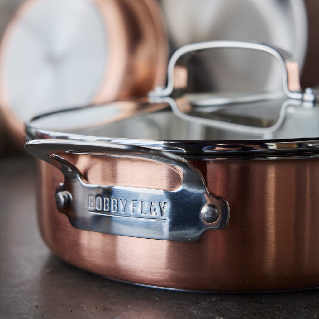 Bobby Flay by GreenPan Copper Clad 8-Piece Cookware Set