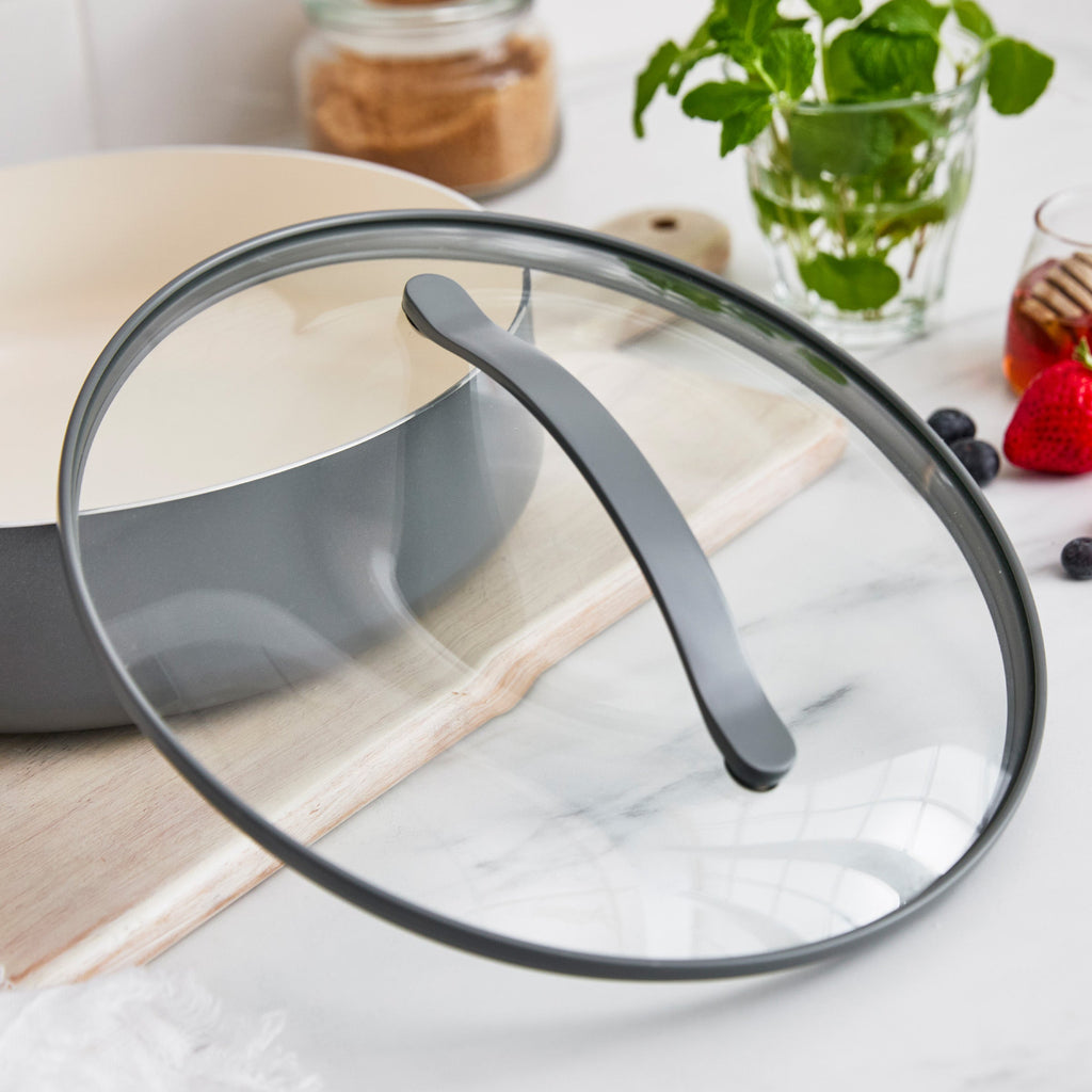 Nova Gallery Ceramic Nonstick 10-Piece Cookware Set | Gray