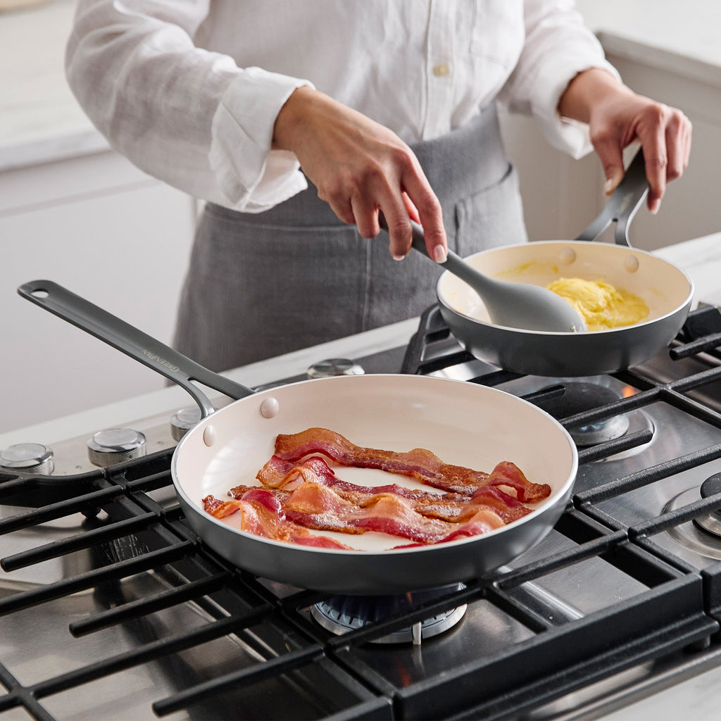 Nova Gallery Ceramic Nonstick 10-Piece Cookware Set | Gray