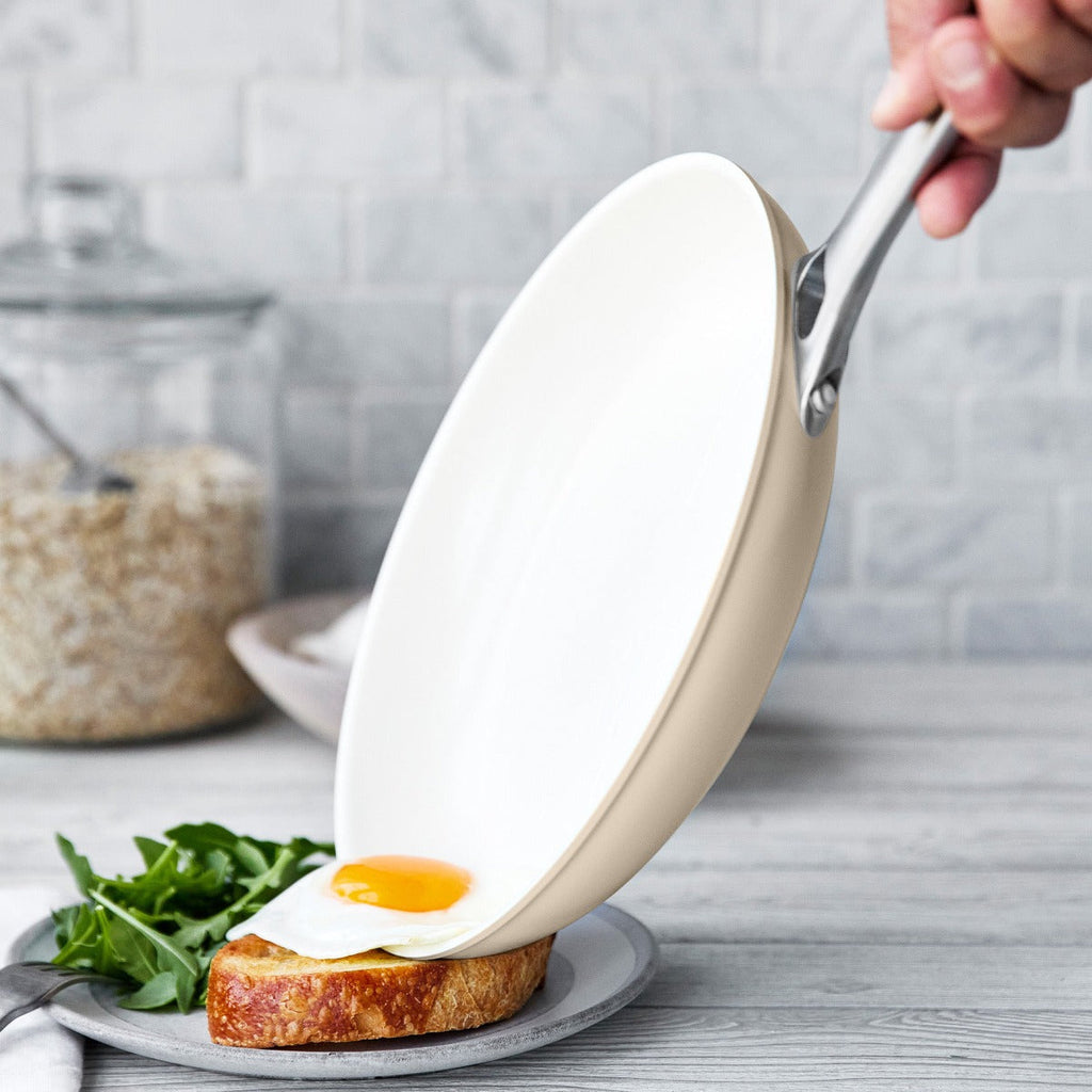 Padova Ceramic Nonstick 16-Piece Cookware Set | Taupe